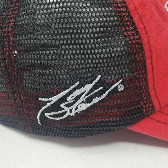 Tony Stewart Baseball Hat Rush Truck Center Red One Size Stewart Haas - Picture 3 of 10